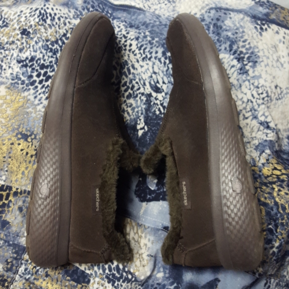 Women's Skechers brown fuzzy gen5 shoes sz 5 - Picture 5 of 10